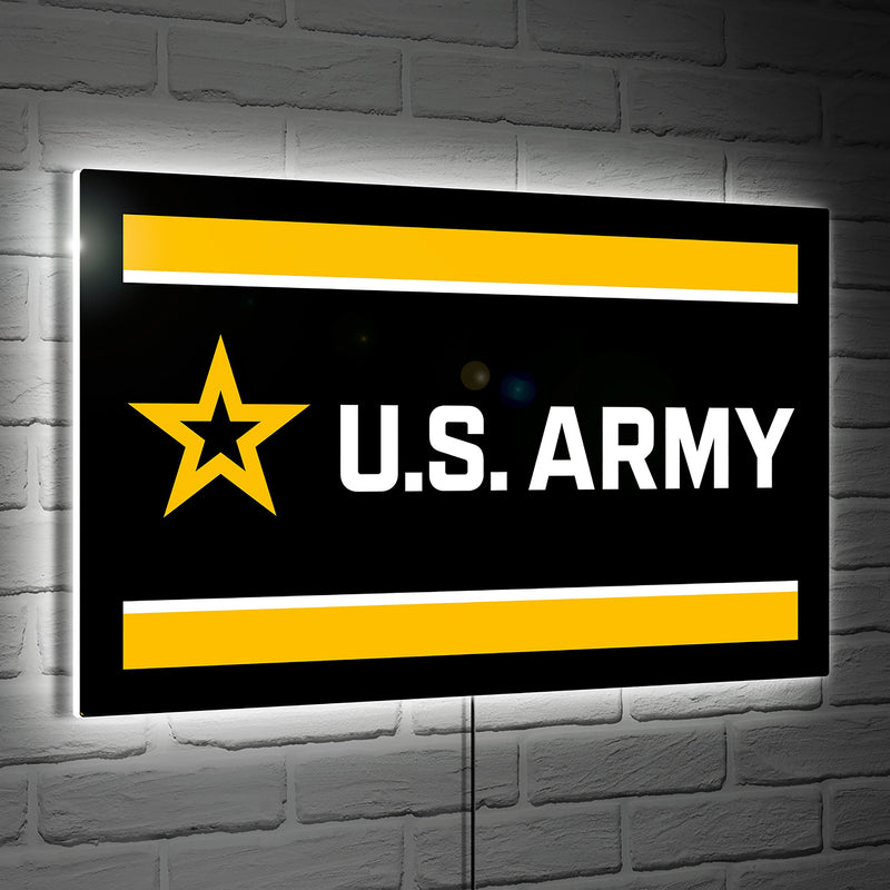 US Army Military Rectangle Edgelite LED Decor