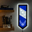 US Air Force Military Pennant Glazelite LED Decor