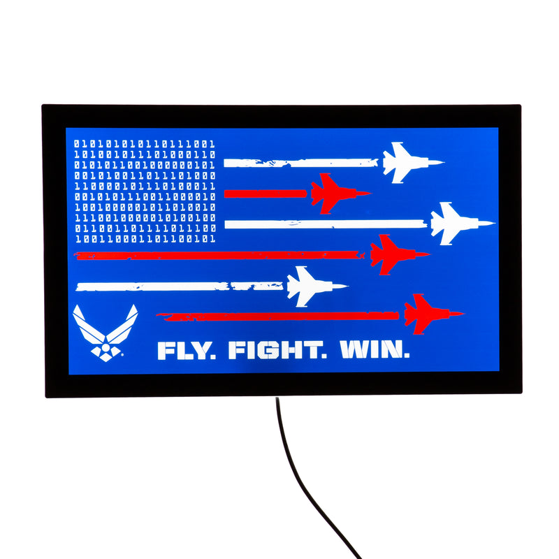 US Air Force Military Rectangle Edgelite LED Decor
