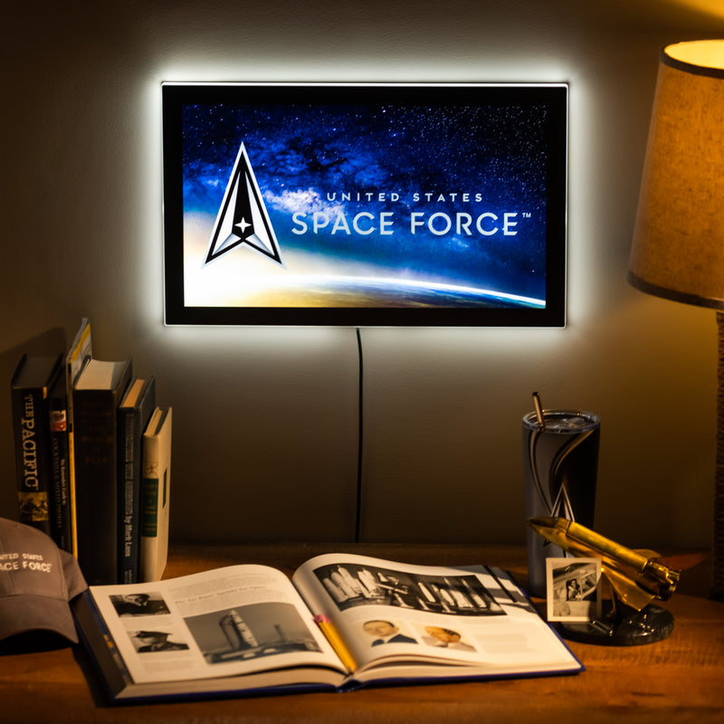 US Space Force Military Rectangle Edgelite LED Decor