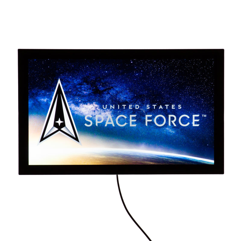 US Space Force Military Rectangle Edgelite LED Decor