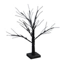 19" High LED Halloween Glittered Tree