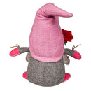 Valentine's Day LED Table Decor Fabric "Love" Gnome, 11.75"