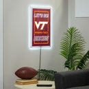 Virginia Tech College Rectangle Neolite LED Decor