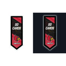 University of Louisville College Pennant Glazelite LED Decor