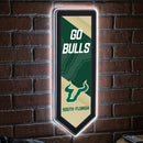 University of South Florida College Pennant Glazelite LED Decor