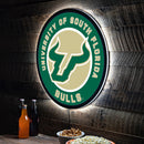 University of South Florida College Large Round Edgelite LED Decor