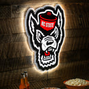 North Carolina State University College Mascot Glazelite LED Decor