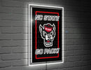 North Carolina State University College Rectangle Neolite LED Decor