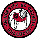 University of Georgia  Alternate Bulldog Logo College Large Round Edgelite LED Decor