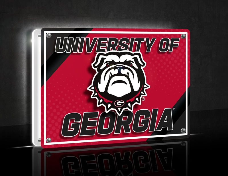 Desklite LED Decor, Rectangle, College Football, University of Georgia