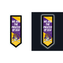 East Carolina University College Pennant Glazelite LED Decor