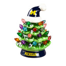 4" Mini LED Tabletop Christmas Tree, University Of Michigan,8led920mt