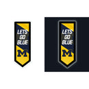 University Of Michigan College Pennant Glazelite LED Decor