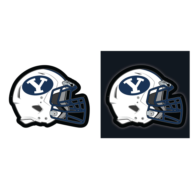 Brigham Young University College Helmet Edgelite LED Decor