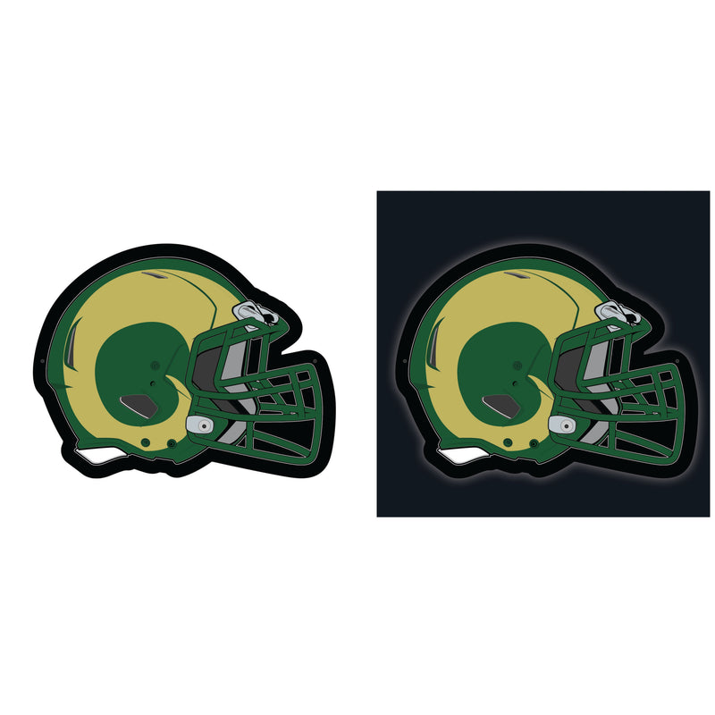 LED Wall Decor, Edgelite, College Football Helmet, Colorado State University