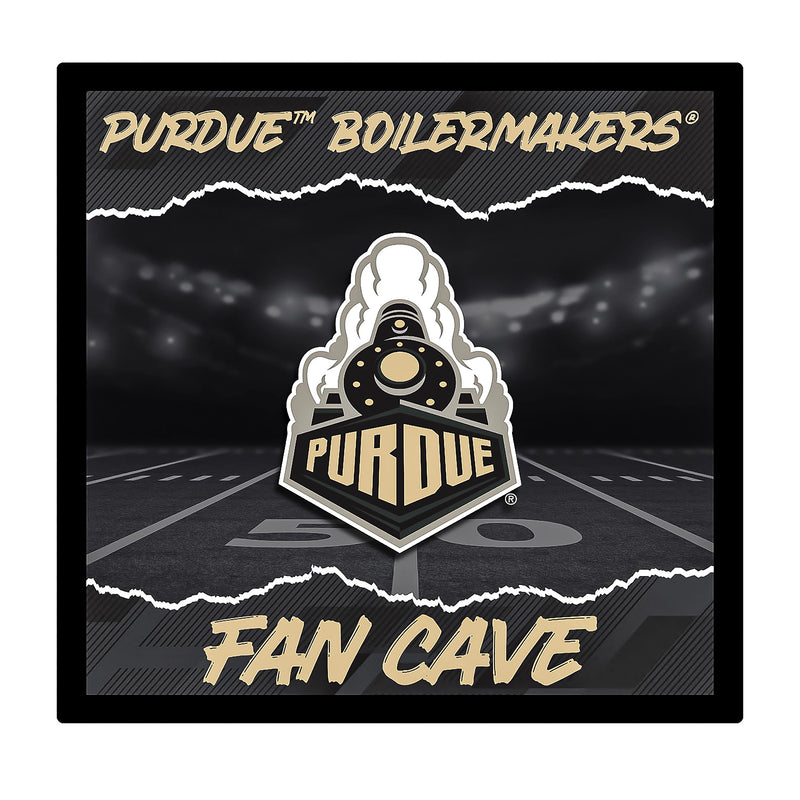 Purdue University 23"H x 23"L LED Wall Decor, Edgelite, Square