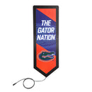 University of Florida College Pennant Glazelite LED Decor