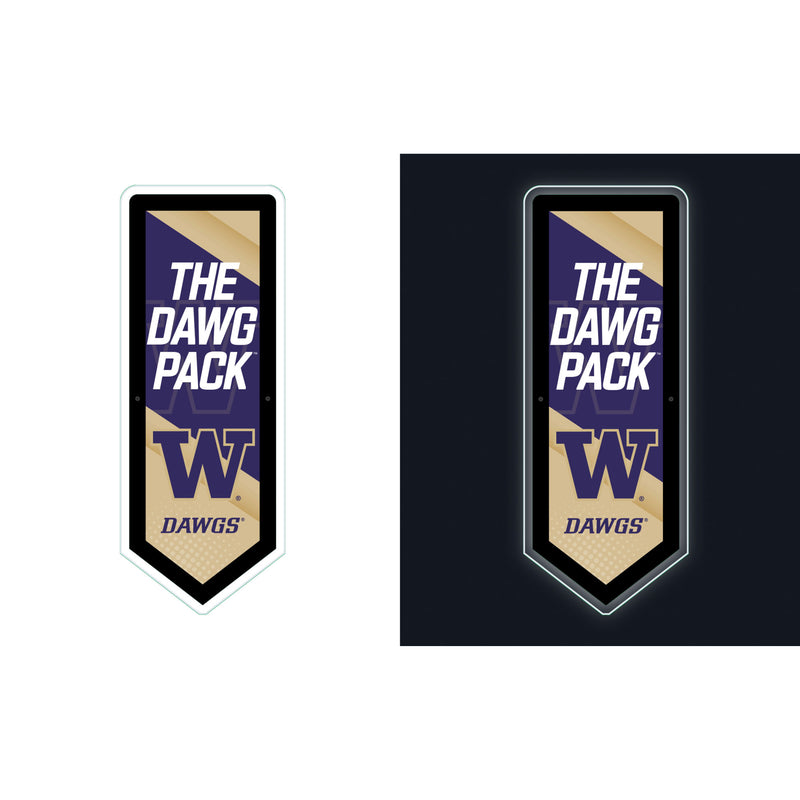 University of Washington College Pennant Glazelite LED Decor