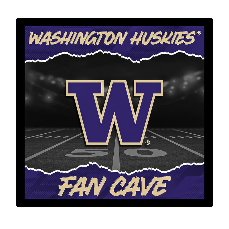 University of Washington 23"H x 23"L LED Wall Decor, Edgelite, Square
