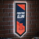 LED Wall Decor, Pennant, University of Illinois,8led942pen