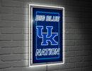 22"H x 14"L NeoLite Wall Decor, Rectangle, University of Kentucky,8led944nlrt