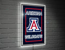 22"H x 14"L NeoLite Wall Decor, Rectangle, University of Arizona,8led945nlrt