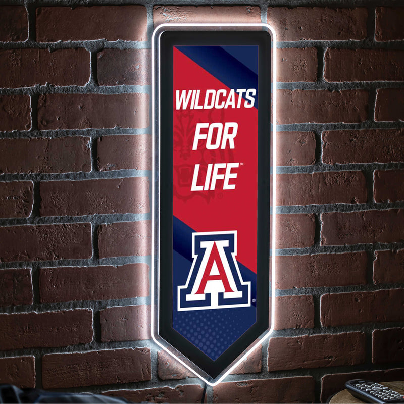 LED Wall Decor, Pennant, University of Arizona,8led945pen