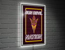 22"H x 14"L NeoLite Wall Decor, Rectangle, Arizona State University,8led947nlrt