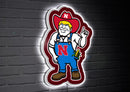 University of Nebraska College Mascot Glazelite LED Decor
