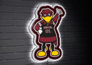 University of South Carolina College Mascot Glazelite LED Decor