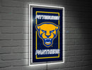 22"H x 14"L NeoLite Wall Decor, Rectangle, University of Pittsburgh,8led961nlrt