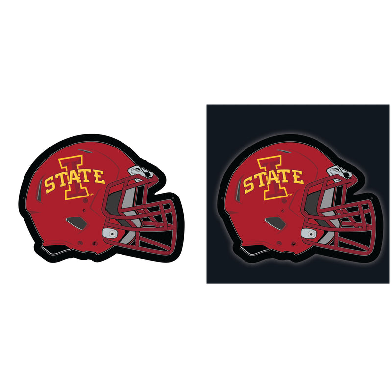 Iowa State University College Helmet Edgelite LED Decor