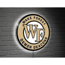 LED Wall Decor, College Football Round, Wake Forest University,8led965rd