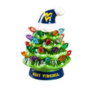 4" Mini LED Tabletop Christmas Tree, West Virginia University,8led967mt