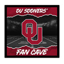 University of Oklahoma 23"H x 23"L LED Wall Decor, Edgelite, Square