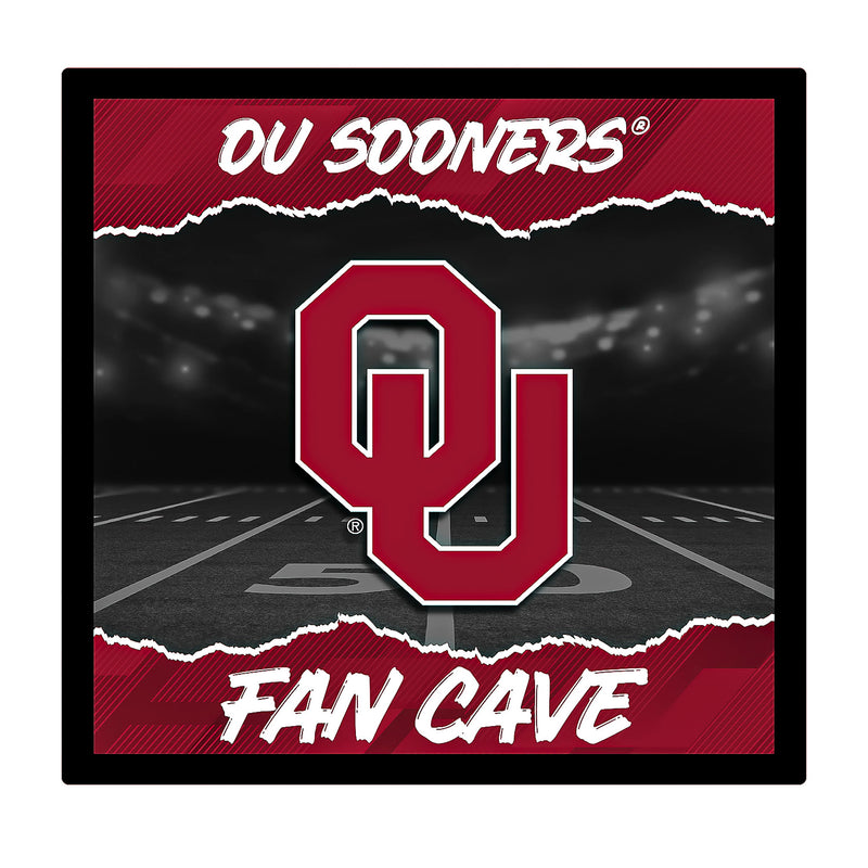 University of Oklahoma 23"H x 23"L LED Wall Decor, Edgelite, Square