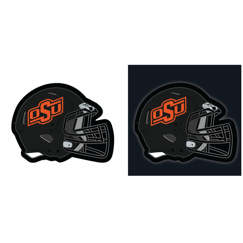 Oklahoma State University College Helmet Edgelite LED Decor
