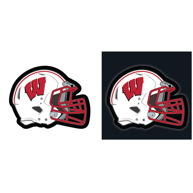University of Wisconsin-Madison College Helmet Edgelite LED Decor