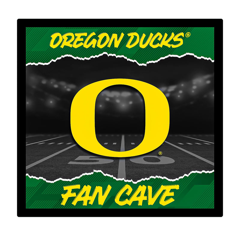 University of Oregon 23"H x 23"L LED Wall Decor, Edgelite, Square