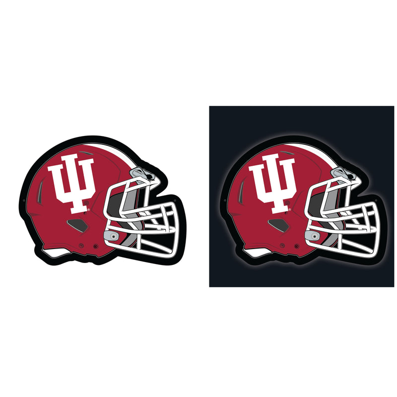 Indiana University College Helmet Edgelite LED Decor