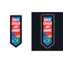 University of Kansas College Pennant Glazelite LED Decor