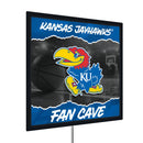 University of Kansas 23"H x 23"L LED Wall Decor, Edgelite, Square, Basketball