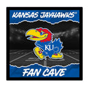 University of Kansas 23"H x 23"L LED Wall Decor, Edgelite, Square