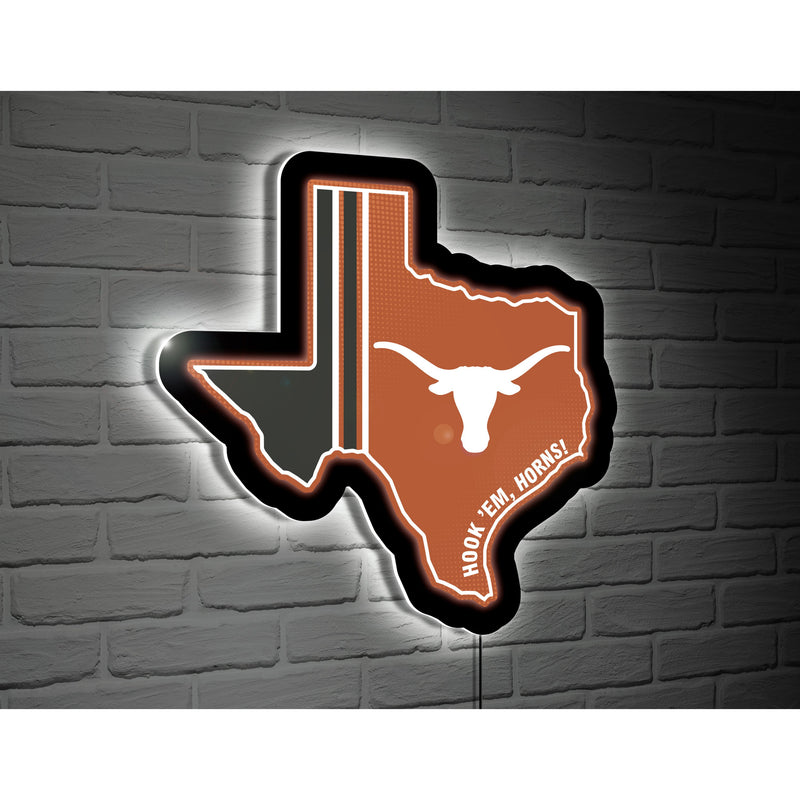 LED Wall Decor, Edgelite, State Shape, Texas, University of Texas,8led999tex