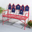 Americana Bird House Garden Bench