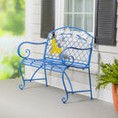 Busy Bee with Florals Garden Bench
