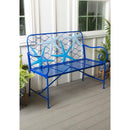 Blue Starfish Metal Bench