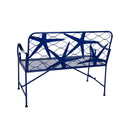 Blue Starfish Metal Bench