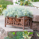 Garden of Wonder Planter, Laser-Cut Metal, Mushroom Decals